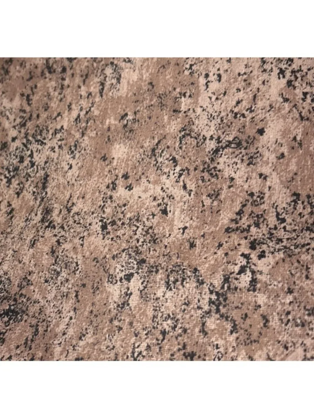 Brown & Black Abstract Cotton Fabric 20